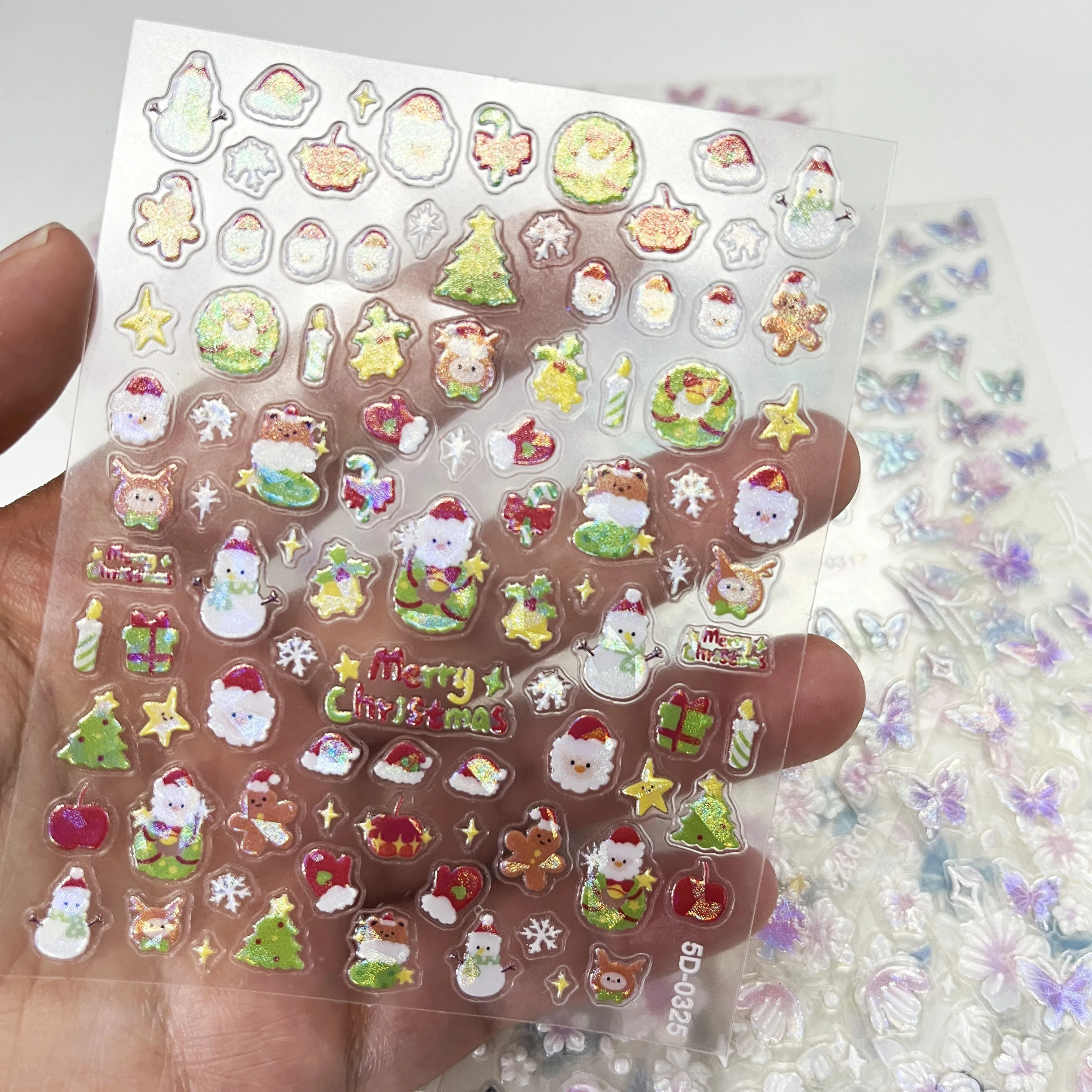 1Pcs 5D Christmas Santa Claus/Elk Nail Art Stickers 8*10cm Winter Christmas Snowman Snowflake Decal DIY Adhesive Xmas Sliders
1Pcs 5D Christmas Santa Claus/Elk Nail Art Stickers 8*10cm Winter Christmas Snowman Snowflake Decal DIY Adhesive Xmas Sliders