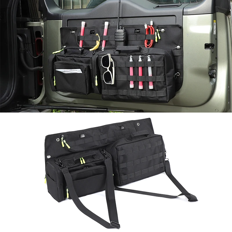For Land Rover Defender 90 110 130 2020-2025 Multi Functional Car Tailgate Storage Bag Organizer Tool Multi-Pockets Cargo Bag
For Land Rover Defender 90 110 130 2020-2025 Multi Functional Car Tailgate Storage Bag Organizer Tool Multi-Pockets Cargo Bag