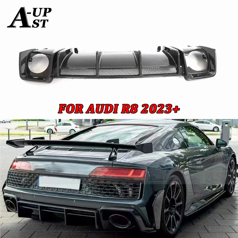 Диффузор заднего бампера из углеродного волокна для Audi R8, разветвители заднего бампера 2023 +, обновленные комплекты кузова, автомобильные аксессуары
Диффузор заднего бампера из углеродного волокна для Audi R8, разветвители заднего бампера 2023 +, обновленные комплекты кузова, автомобильные аксессуары