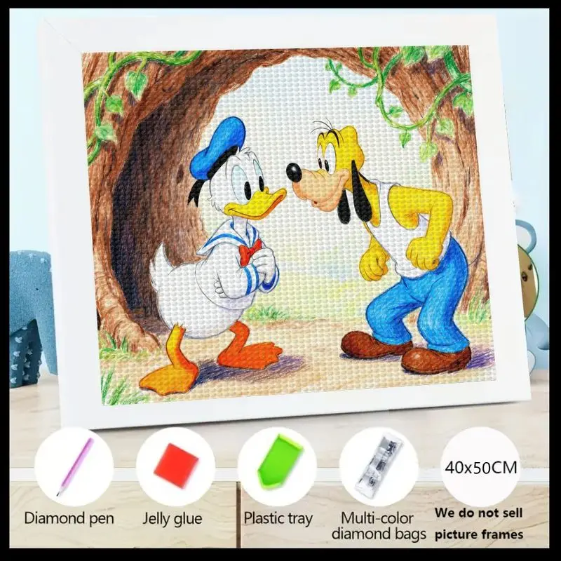 1 шт. Disney Donald Duck & Pluto 5D Full Drill Набор для алмазной живописи, милые персонажи мультяшных животных Кристалл Драгоценный камень Искусство DIY Craft Set
1 шт. Disney Donald Duck & Pluto 5D Full Drill Набор для алмазной живописи, милые персонажи мультяшных животных Кристалл Драгоценный камень Искусство DIY Craft Set