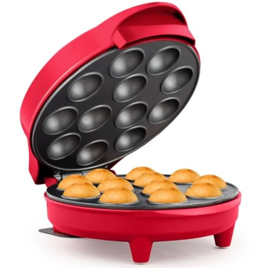 12-Count Cake Pop Maker with Non-Stick Plates and Indicator Lights Bakes 12 Sweet or Savory Pops Fast Perfect for Birthday Trea
12-Count Cake Pop Maker with Non-Stick Plates and Indicator Lights Bakes 12 Sweet or Savory Pops Fast Perfect for Birthday Trea