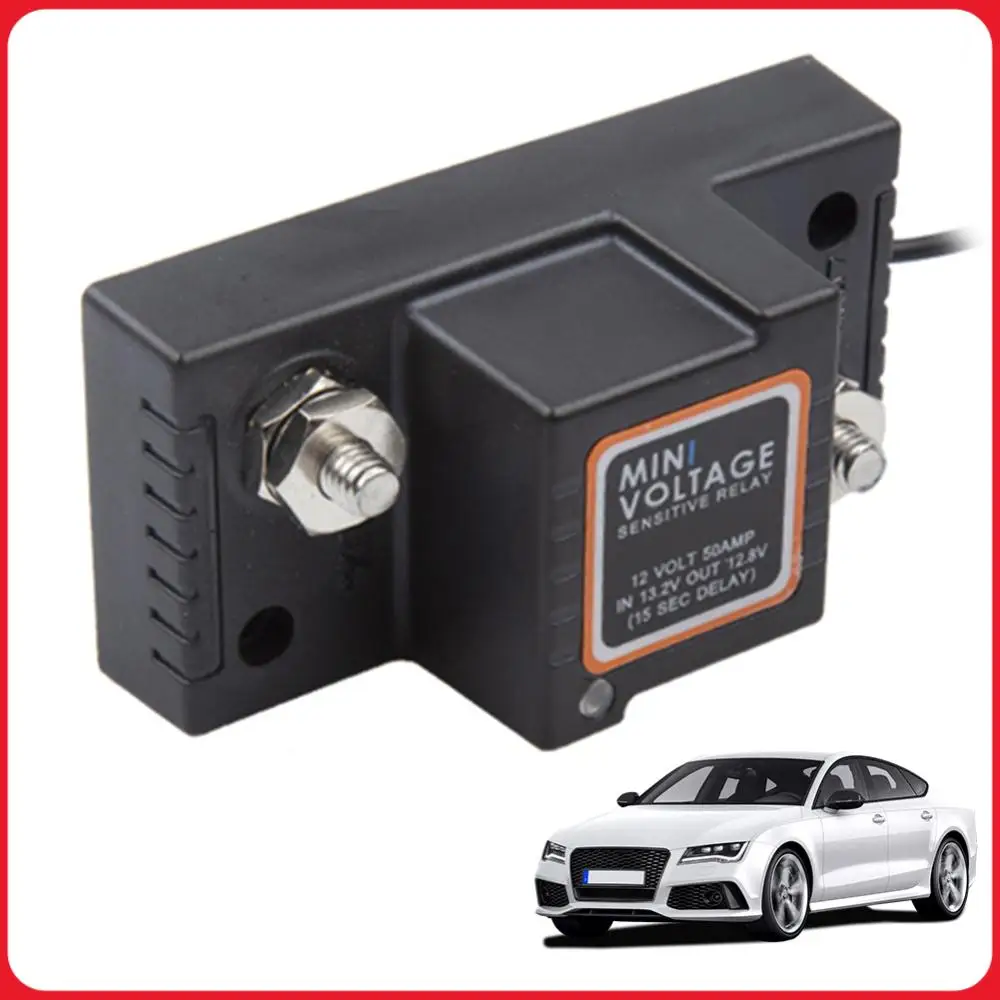 Dual Battery Isolator Waterproof Mini Voltage Sensitive Relay Dual Battery Smart Isolator for Car ATV UTV Boats RV Truck
Dual Battery Isolator Waterproof Mini Voltage Sensitive Relay Dual Battery Smart Isolator for Car ATV UTV Boats RV Truck