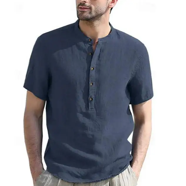 Мужская льняная рубашка для пляжа, белая, королевский синий, из легкого хлопка, с квадратным воротником, повседневная, для молодежи
Мужская льняная рубашка для пляжа, белая, королевский синий, из легкого хлопка, с квадратным воротником, повседневная, для молодежи