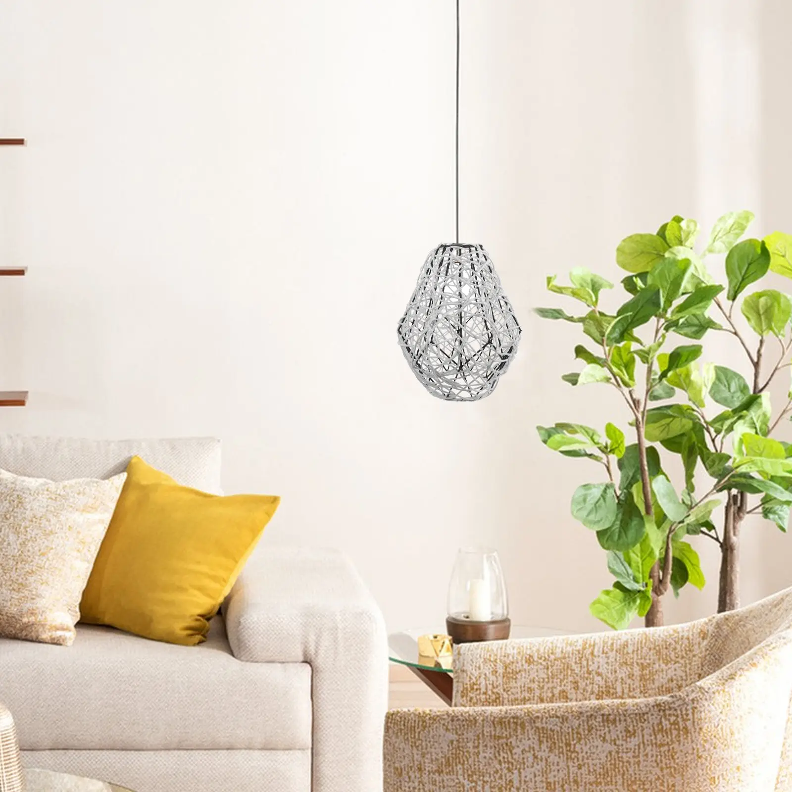 European Style Cage Lampshade Minimalist Rattan Pendant Light Shade for Dining Living Room Cafe Teahouse Rustic Decor
European Style Cage Lampshade Minimalist Rattan Pendant Light Shade for Dining Living Room Cafe Teahouse Rustic Decor