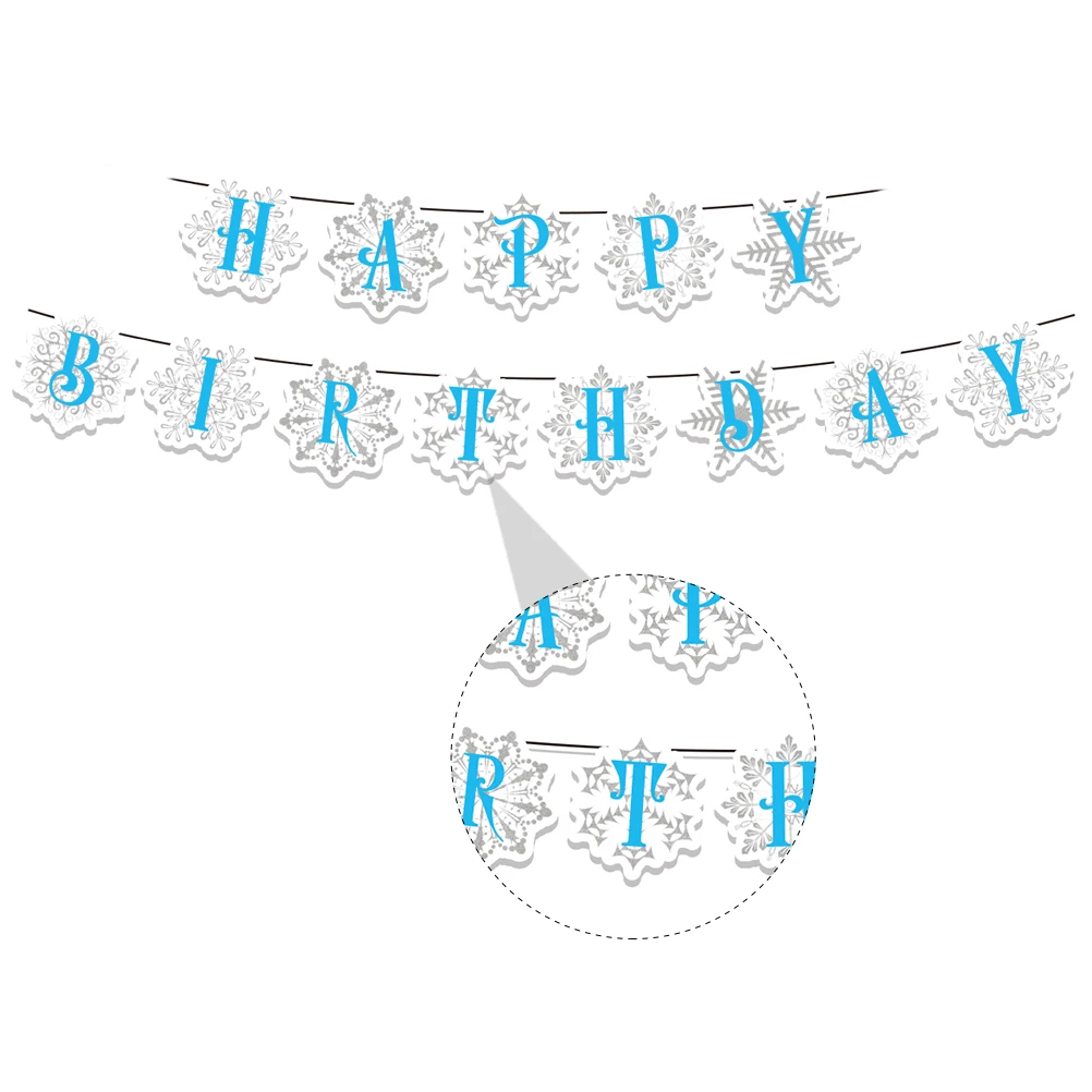 Snowflake Party Decoration Christmas Balloon Bunting Cake Topper Winter Birthday Graduation Supplies Elegant Decorations
Snowflake Party Decoration Christmas Balloon Bunting Cake Topper Winter Birthday Graduation Supplies Elegant Decorations