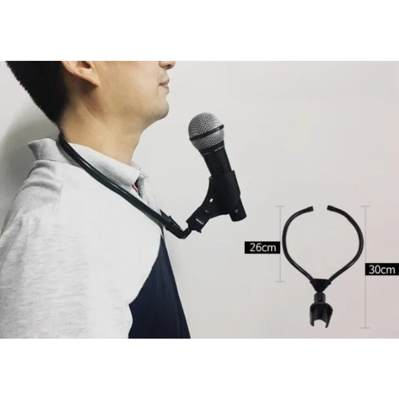 Neck Microphone Holder (Lock) Magic Tricks Adjustable Magic Holder Magician Stage Magic Props Accessories Illusion Gimmick Fun
Neck Microphone Holder (Lock) Magic Tricks Adjustable Magic Holder Magician Stage Magic Props Accessories Illusion Gimmick Fun