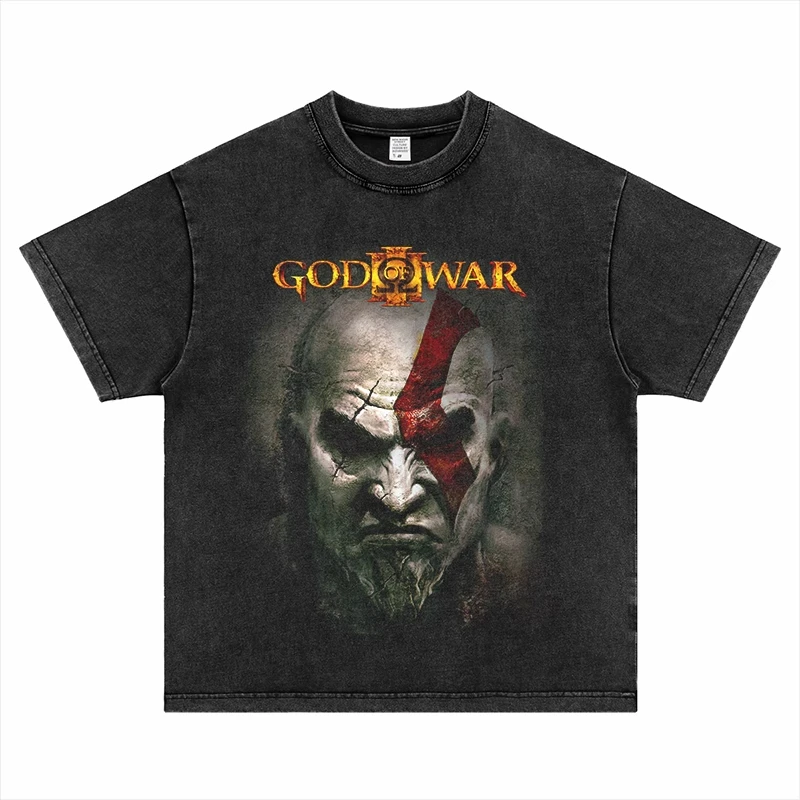 2025 GOD OF WAR 20th Anniversary Commemorative T-shirt and Peripheral Items: Washed and Aged American Retro Short-sleeved
2025 GOD OF WAR 20th Anniversary Commemorative T-shirt and Peripheral Items: Washed and Aged American Retro Short-sleeved