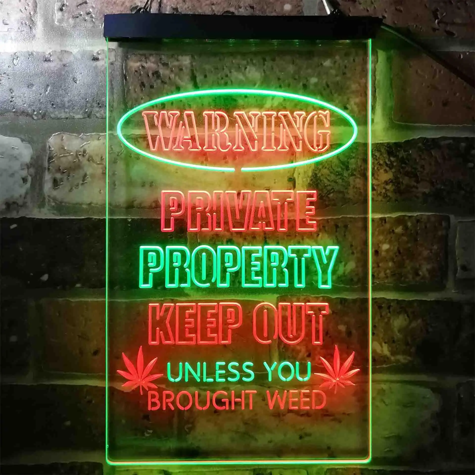 WARNING. KEEP OUT UNLESS YOU BRING WEED. Humor Dual Color Led Neon Sign st6-i3952
WARNING. KEEP OUT UNLESS YOU BRING WEED. Humor Dual Color Led Neon Sign st6-i3952