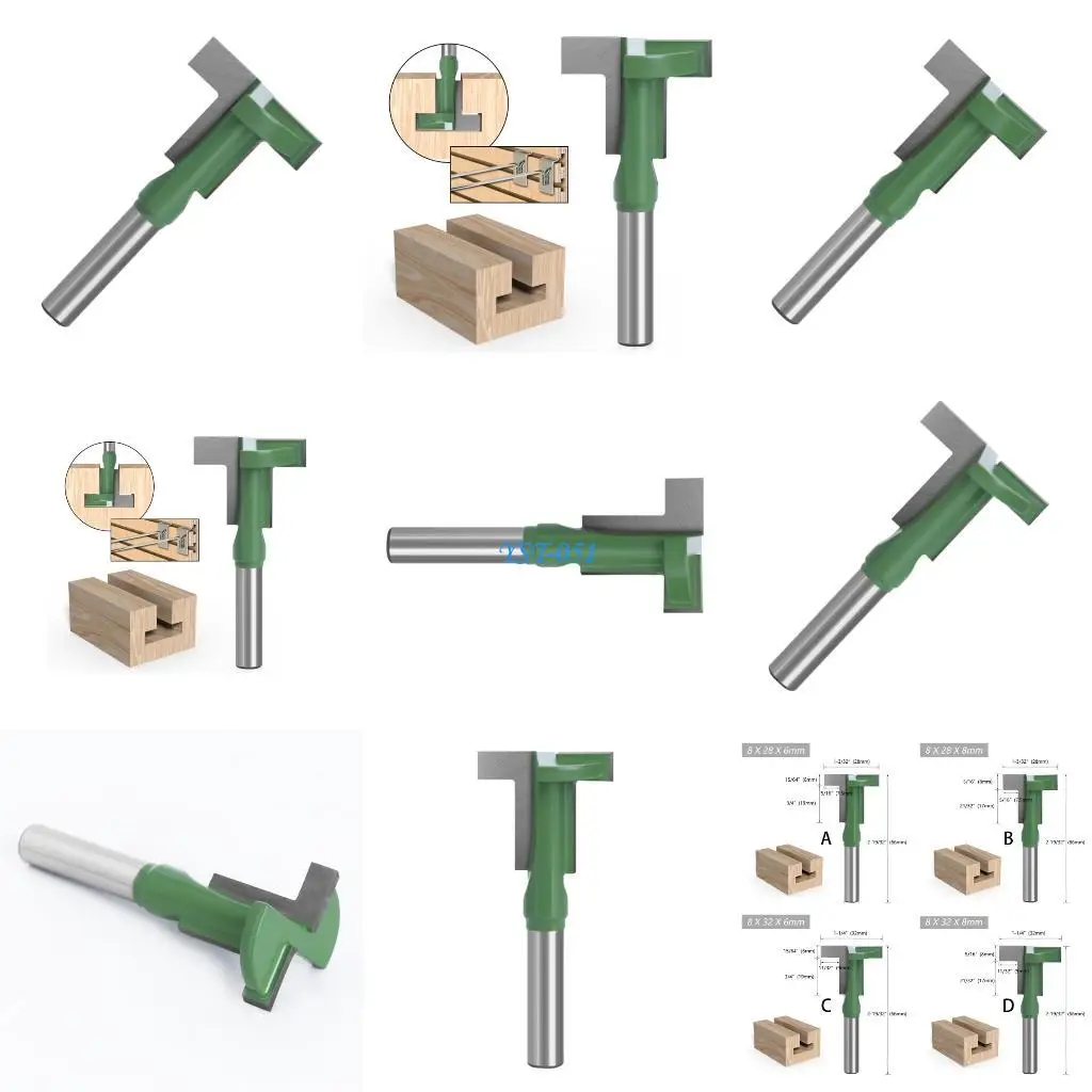 E15A 8 кусочков деревянных битов 
E15A 8 кусочков деревянных битов