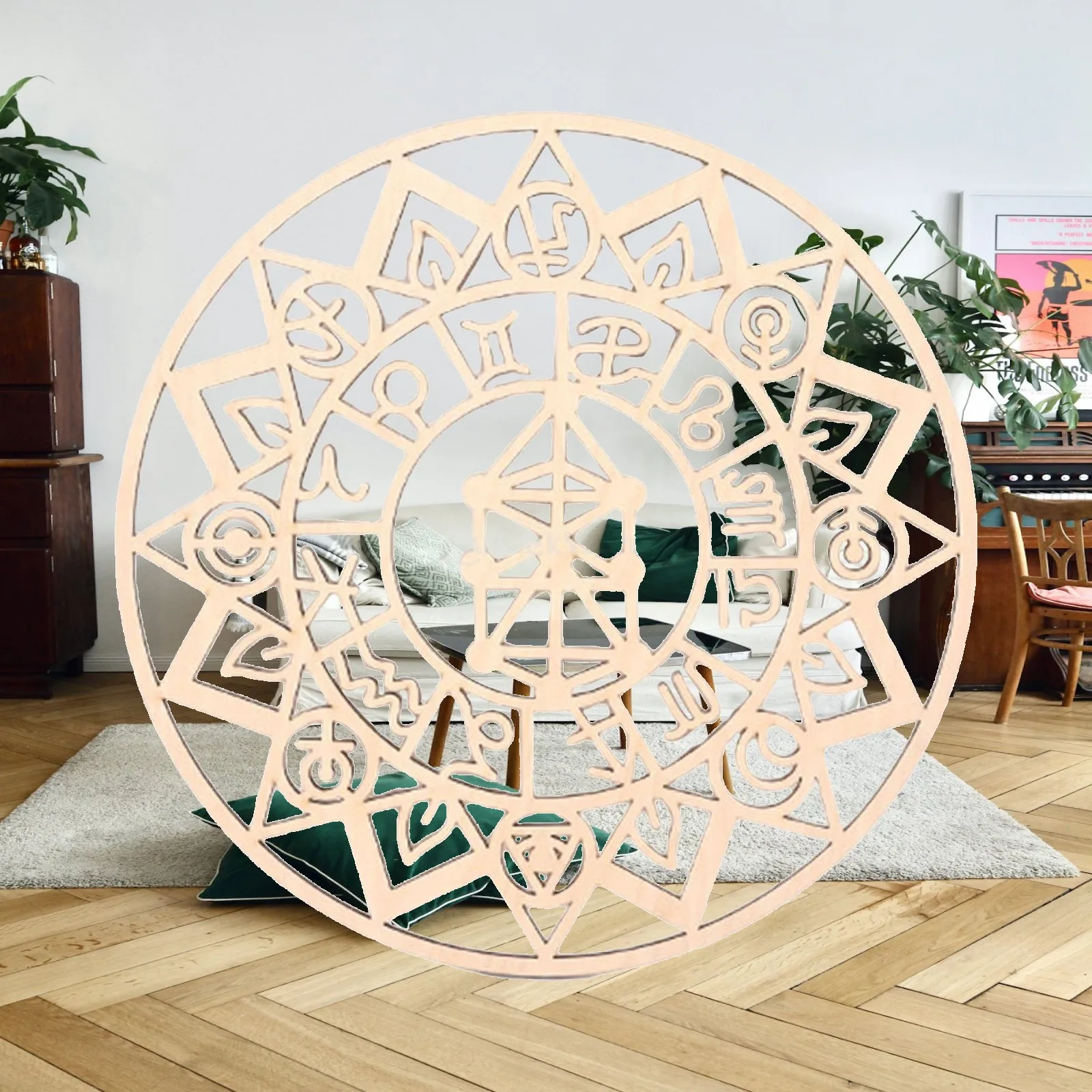 Geometric Wood Wall Art Ornament Boho Collection Wooden Wall Decor 11.81inch
Geometric Wood Wall Art Ornament Boho Collection Wooden Wall Decor 11.81inch