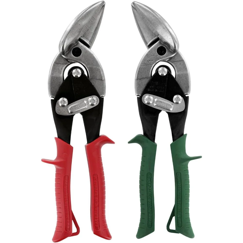 Left and Right Cut Offset Tin Cutting Shears with Forged Blade & KUSH'N-POWER Comfort Grips
Left and Right Cut Offset Tin Cutting Shears with Forged Blade & KUSH'N-POWER Comfort Grips