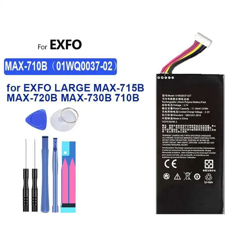 High Capacity Battery 4000mAh For EXFO OTDR FTB-100b FTB-300 FTB-400 GP-285 MAX-715B MAX-720B MAX-730B 710B MAX-720C MAX-730C
High Capacity Battery 4000mAh For EXFO OTDR FTB-100b FTB-300 FTB-400 GP-285 MAX-715B MAX-720B MAX-730B 710B MAX-720C MAX-730C