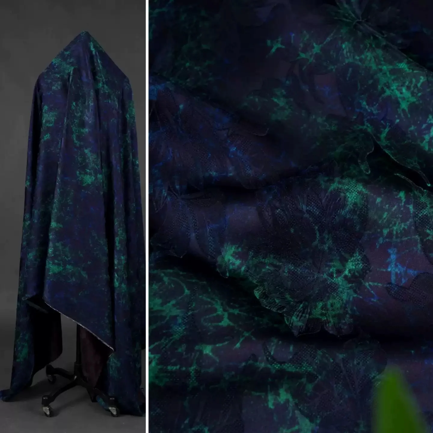 Dark Night Blue Green Jacquard Weave Retro Material New Chinese Style Dress Coat Pants Advanced High Quality Clothing Fabric
Dark Night Blue Green Jacquard Weave Retro Material New Chinese Style Dress Coat Pants Advanced High Quality Clothing Fabric