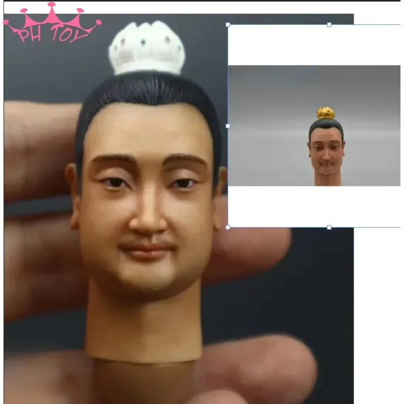 1/6 Scale China Ancient Emperor Head Carving W/ Magnet Headwear Ming Dynasty Man Head Played Model for 12in Action Figure Doll
1/6 Scale China Ancient Emperor Head Carving W/ Magnet Headwear Ming Dynasty Man Head Played Model for 12in Action Figure Doll