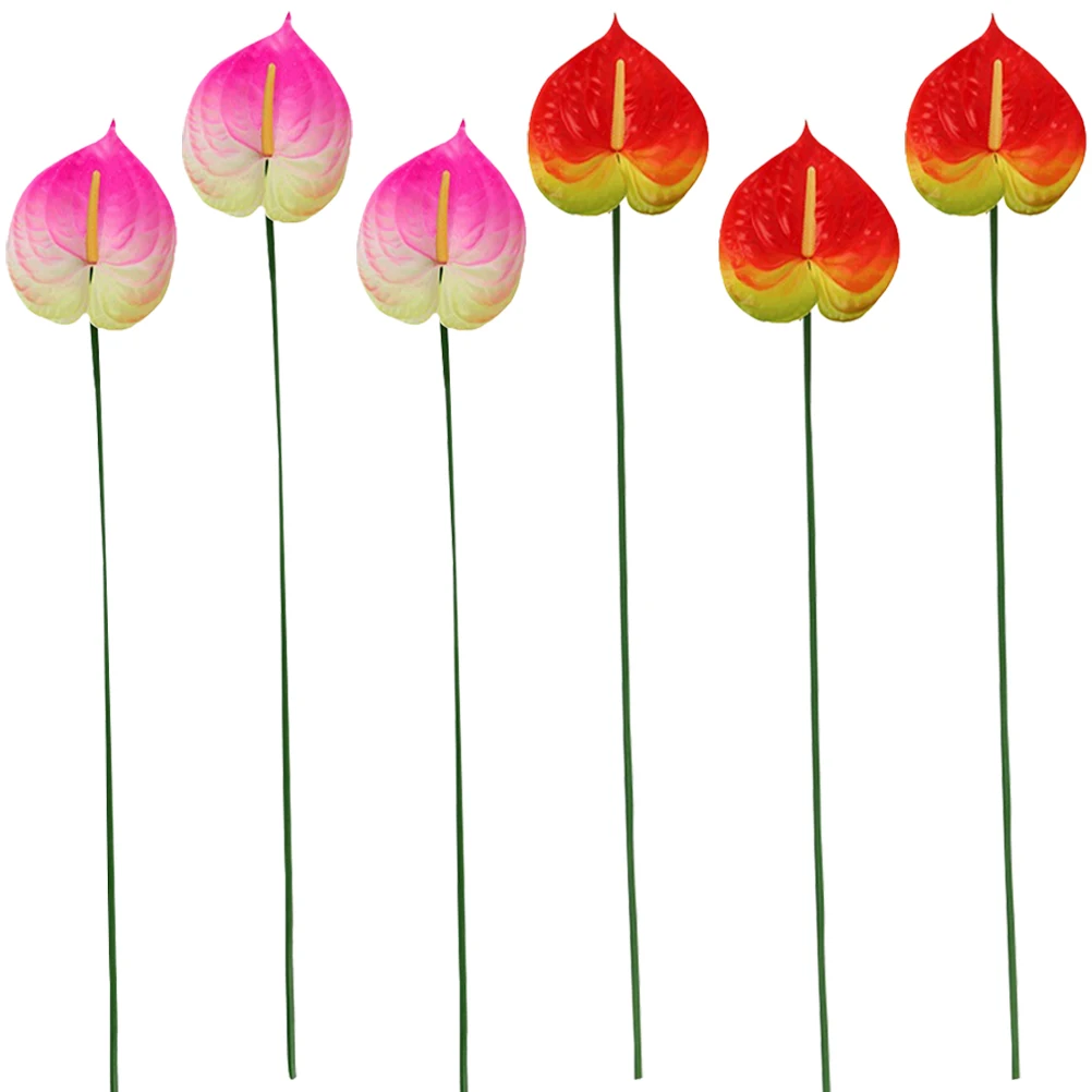 6 Pcs Anthurium Plants Decorative Pink Flowers Faux Props for Fake Anthurium Home Fake Plants For Decoration Wedding Centerpiece
6 Pcs Anthurium Plants Decorative Pink Flowers Faux Props for Fake Anthurium Home Fake Plants For Decoration Wedding Centerpiece