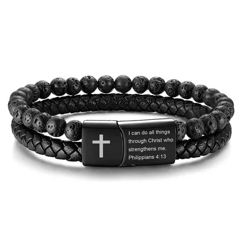 Personalized Name Bracelet for Men Braided Leather Bracelets Custom Engrave Names Lava Rock Bead Bracelet for Husband Father
Personalized Name Bracelet for Men Braided Leather Bracelets Custom Engrave Names Lava Rock Bead Bracelet for Husband Father