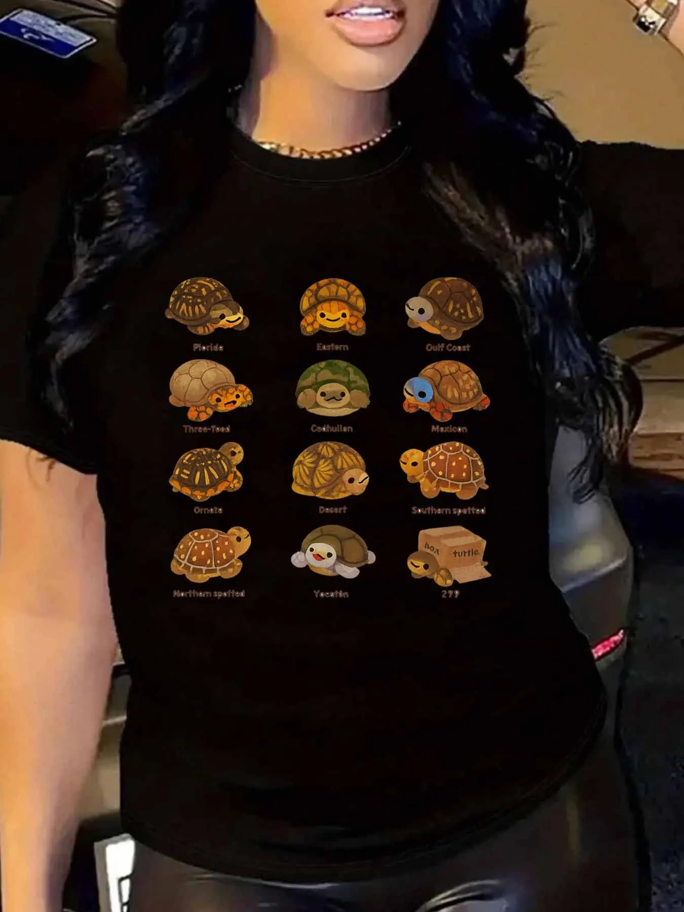 【WY1317223】Женская футболка больших размеров с круглым вырезом и короткими рукавами, эластичными полурукавами и модными принтами
【WY1317223】Женская футболка больших размеров с круглым вырезом и короткими рукавами, эластичными полурукавами и модными принтами