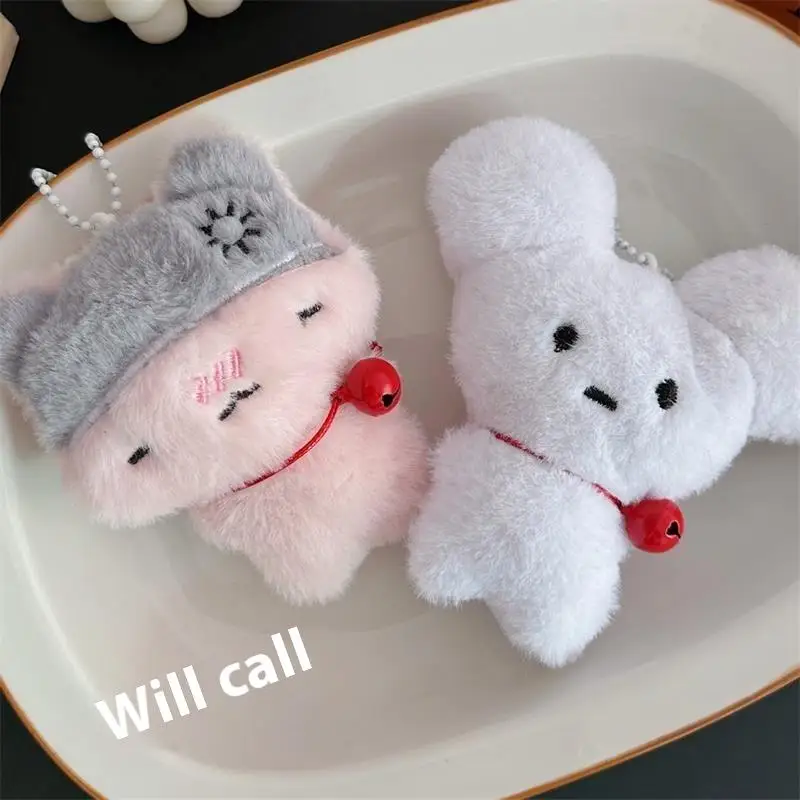 Girly Keyring Bag Hanging Ornaments Gifts Cartoon Cute Bell Bunny Kitten Animals Squeaky Plush Doll Stuffed Toy Keychain Pendant
Girly Keyring Bag Hanging Ornaments Gifts Cartoon Cute Bell Bunny Kitten Animals Squeaky Plush Doll Stuffed Toy Keychain Pendant