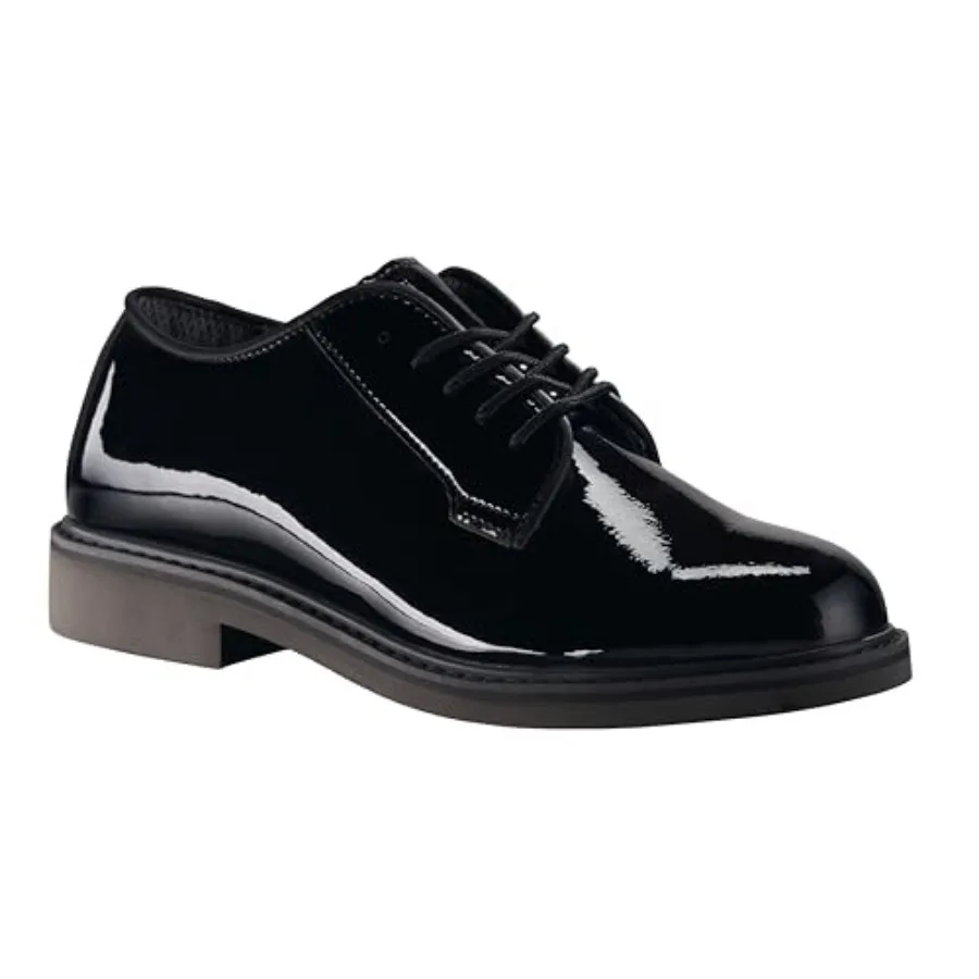Men's Uniform Oxford Shoes, Patent Dress Shoes for Ceremonies, Formal Inspections
Men's Uniform Oxford Shoes, Patent Dress Shoes for Ceremonies, Formal Inspections