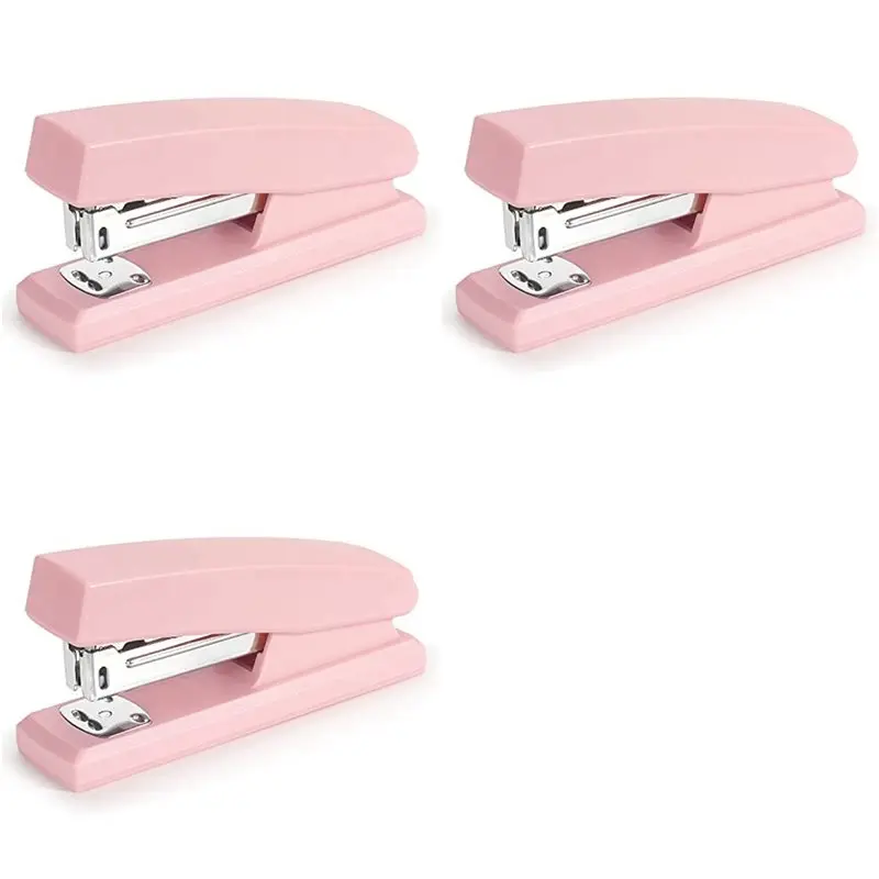 3X Stapler, Office Stapler, Stapler For Desk Portable Durable Staplers Office Supplies (Pink)
3X Stapler, Office Stapler, Stapler For Desk Portable Durable Staplers Office Supplies (Pink)