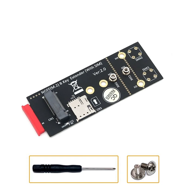 Адаптер беспроводного модуля M.2 Key-B со слотом для SIM-карты, черный для NGFF 3042 3052 M2 B Key Card
Адаптер беспроводного модуля M.2 Key-B со слотом для SIM-карты, черный для NGFF 3042 3052 M2 B Key Card