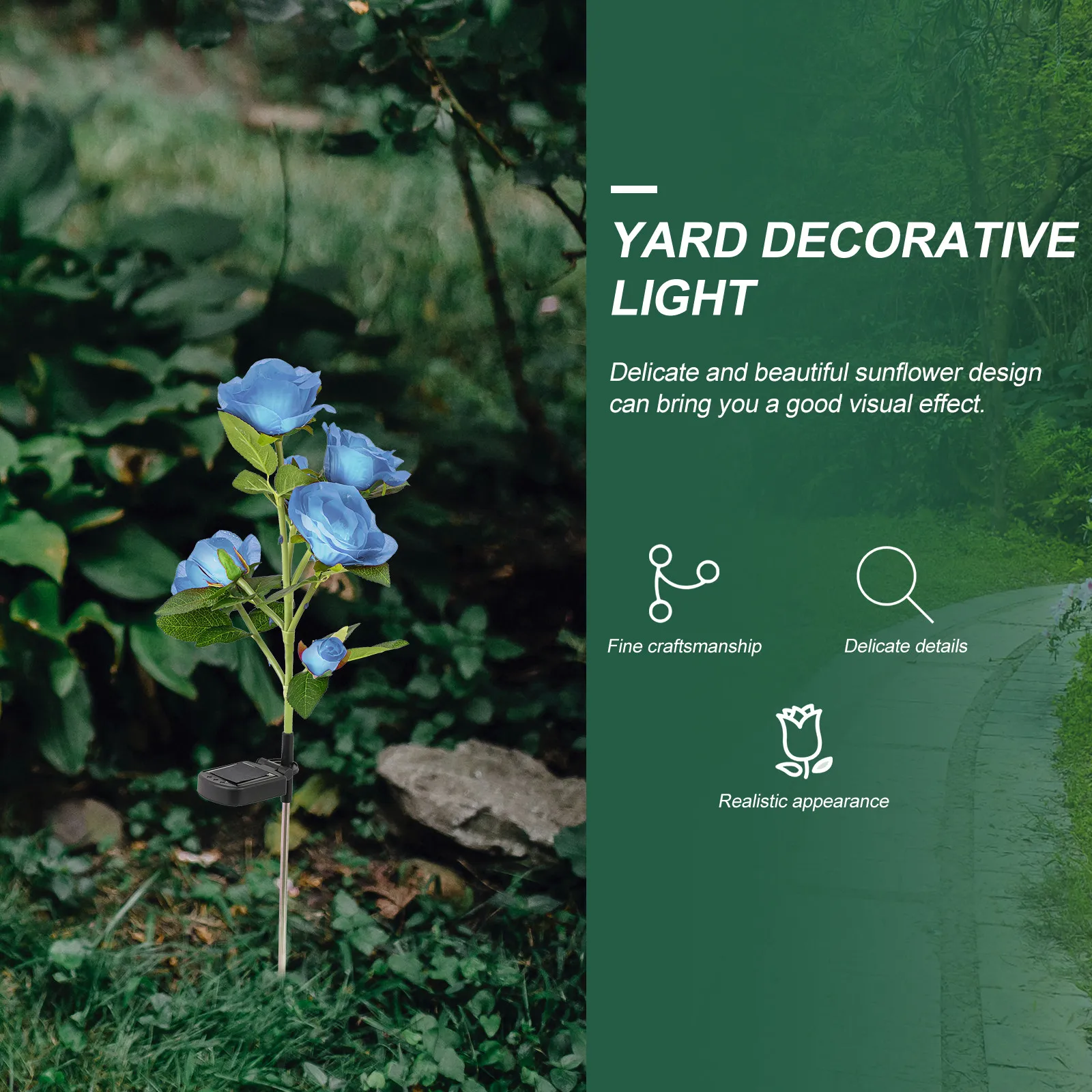 1Set Decorative Solar Rose Lawn Lamp Outdoor Use Solar LED Light Garden Lawn Ground Insert Lamp Adorn Outdoor Use Ground Light
1Set Decorative Solar Rose Lawn Lamp Outdoor Use Solar LED Light Garden Lawn Ground Insert Lamp Adorn Outdoor Use Ground Light