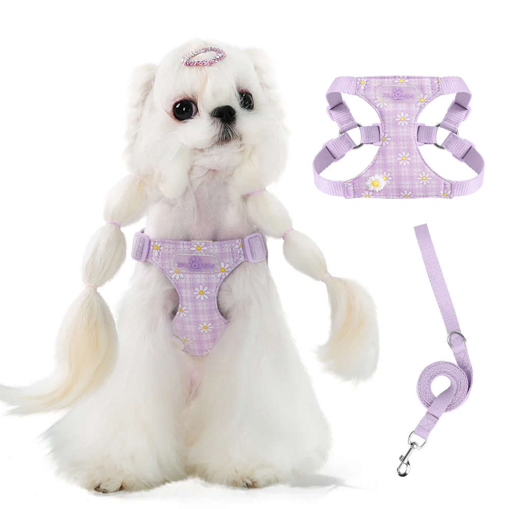 Lightweight Breathable Dog Harness Leash Set Cute Printed Soft Durable Adjustable Pet Harness Bichon Frise Teddy Accessories
Lightweight Breathable Dog Harness Leash Set Cute Printed Soft Durable Adjustable Pet Harness Bichon Frise Teddy Accessories