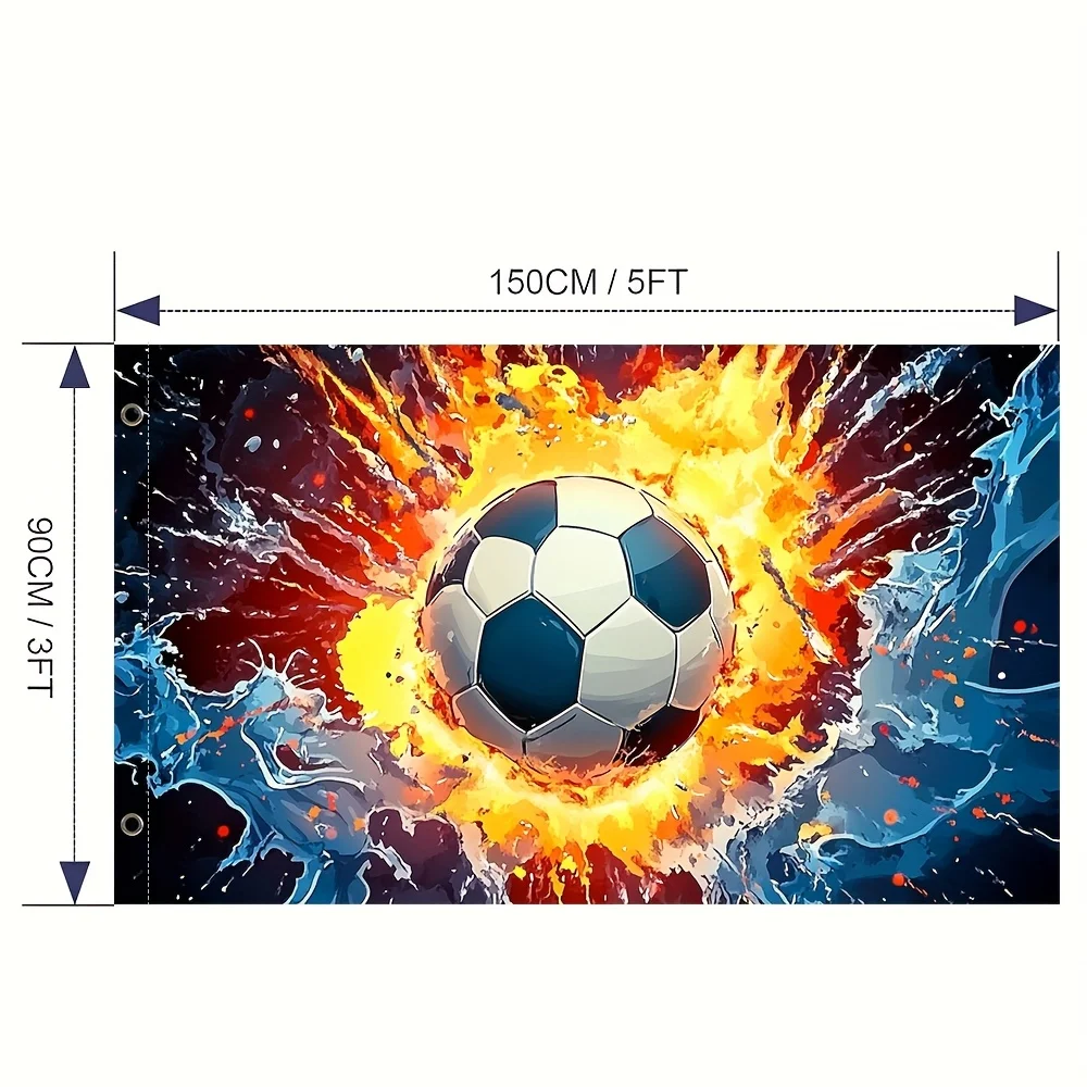 Fire Water Soccer Ball Sports Flag Premium Acrylic Outdoor Yard Garden Decor
Fire Water Soccer Ball Sports Flag Premium Acrylic Outdoor Yard Garden Decor