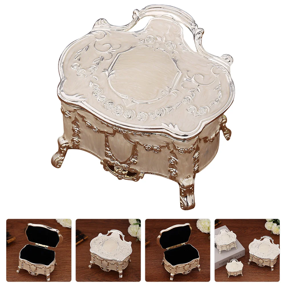 1pcs Jewelry Box Vintage Metal Storage Case For Necklace Earring Organizer Small Decorative Trinket Box Holiday Party Favor Gift
1pcs Jewelry Box Vintage Metal Storage Case For Necklace Earring Organizer Small Decorative Trinket Box Holiday Party Favor Gift