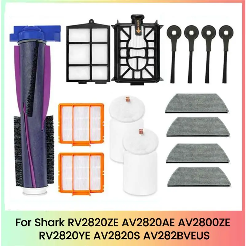 Новый показано-для Shark RV2820ZE AV2820AE AV2800ZE RV2820YE AV2820S AV282BVEUS, основная боковая щетка для пылесоса, пенопластовый первичный фильтр, накладка для швабры
Новый показано-для Shark RV2820ZE AV2820AE AV2800ZE RV2820YE AV2820S AV282BVEUS, основная боковая щетка для пылесоса, пенопластовый первичный фильтр, накладка для швабры
