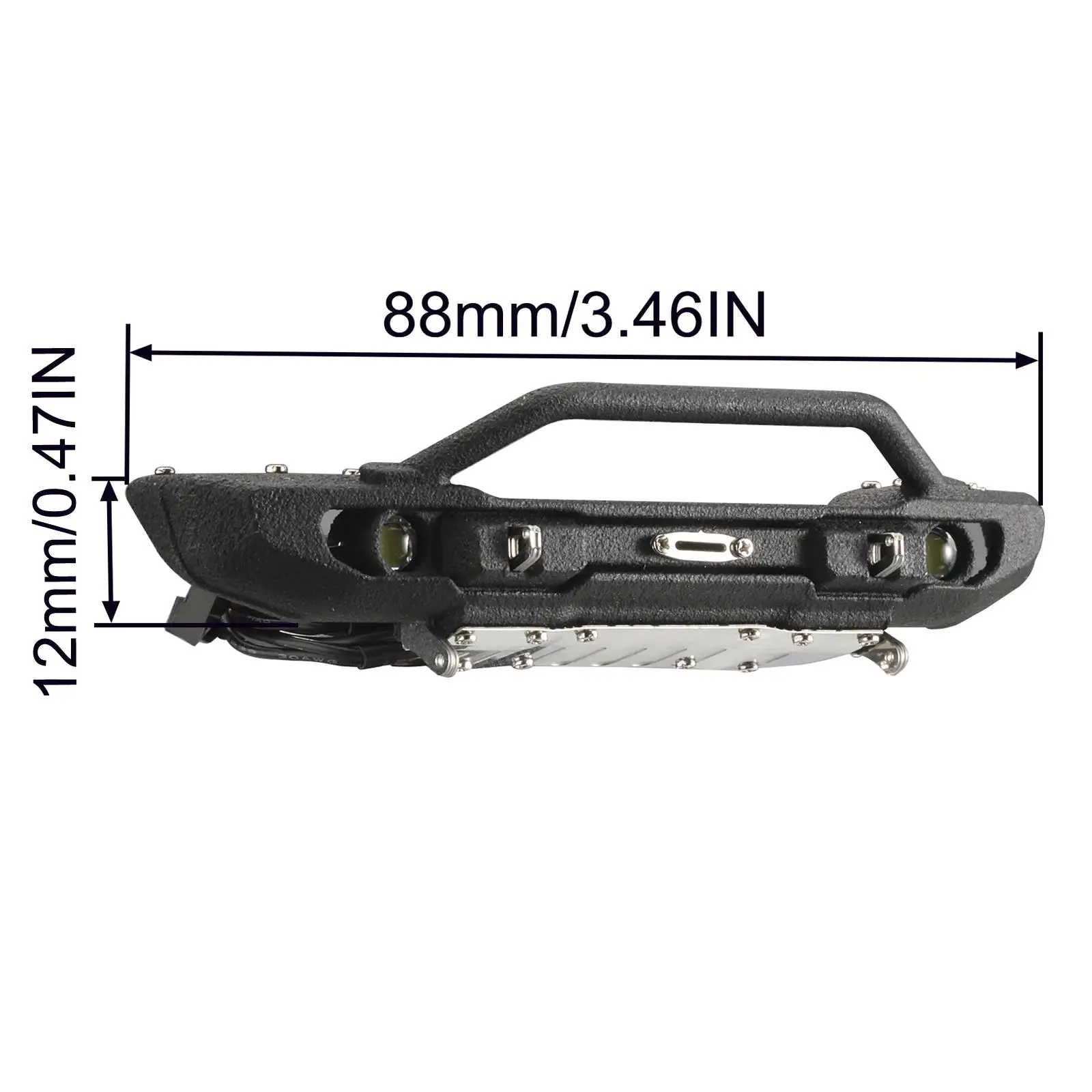 1/18 Front Bumper Nylon Front Bar With Led Light For Traxxas Trx4-m Defender Bronco Trx4m Rc Crawler Car Upgrade Accessories
1/18 Front Bumper Nylon Front Bar With Led Light For Traxxas Trx4-m Defender Bronco Trx4m Rc Crawler Car Upgrade Accessories