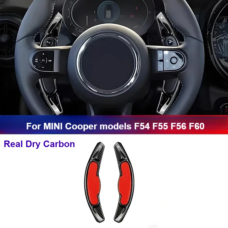For MINI Cooper models F54 F55 F56 F60 Real Dry Carbon Fiber steering wheel Modified decorative part driving modification
For MINI Cooper models F54 F55 F56 F60 Real Dry Carbon Fiber steering wheel Modified decorative part driving modification