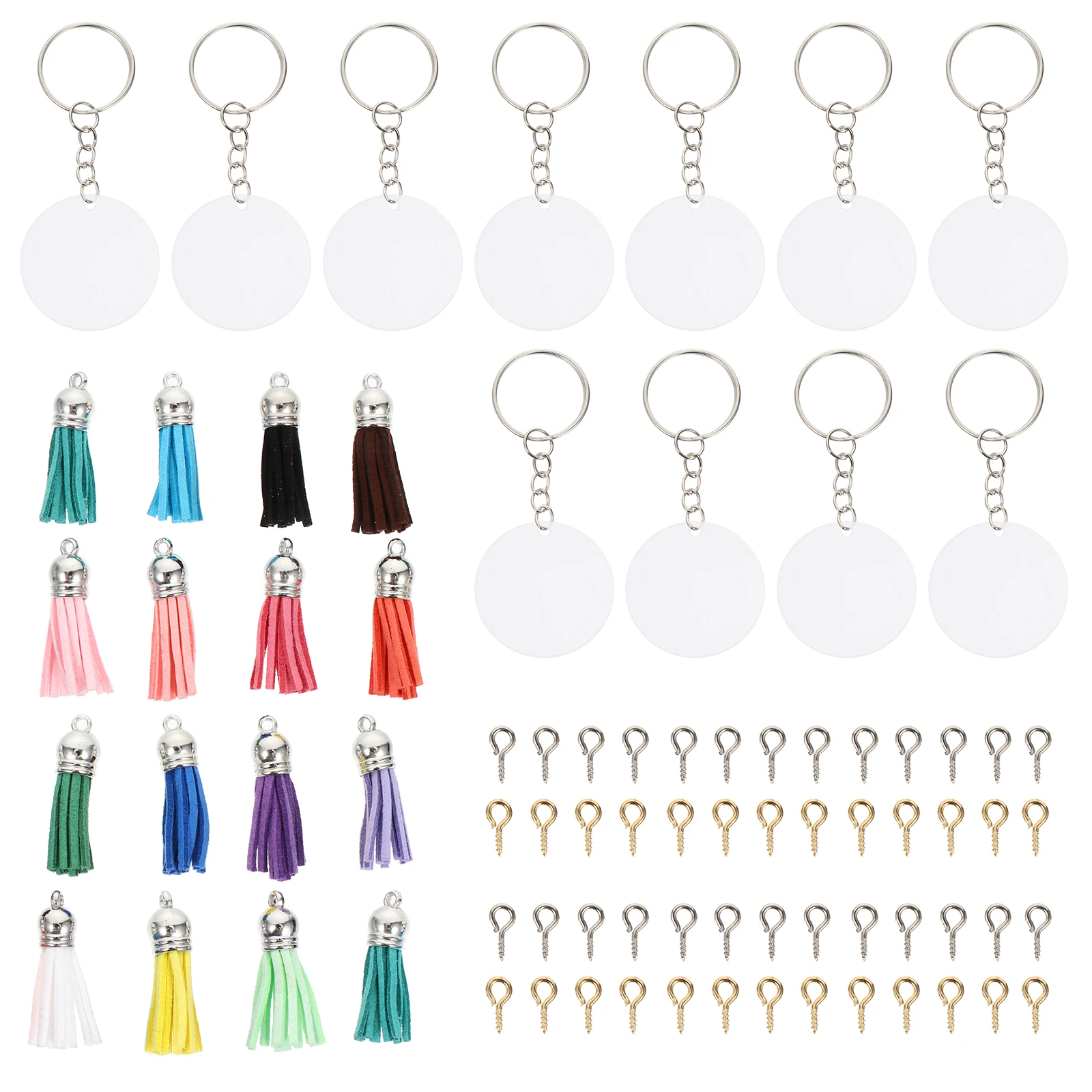 DIY Keychains Hanging Keychain Decor Acrylic Material Hanging Decor Accessories Craft Tassel Jewelry Making Supplies
DIY Keychains Hanging Keychain Decor Acrylic Material Hanging Decor Accessories Craft Tassel Jewelry Making Supplies