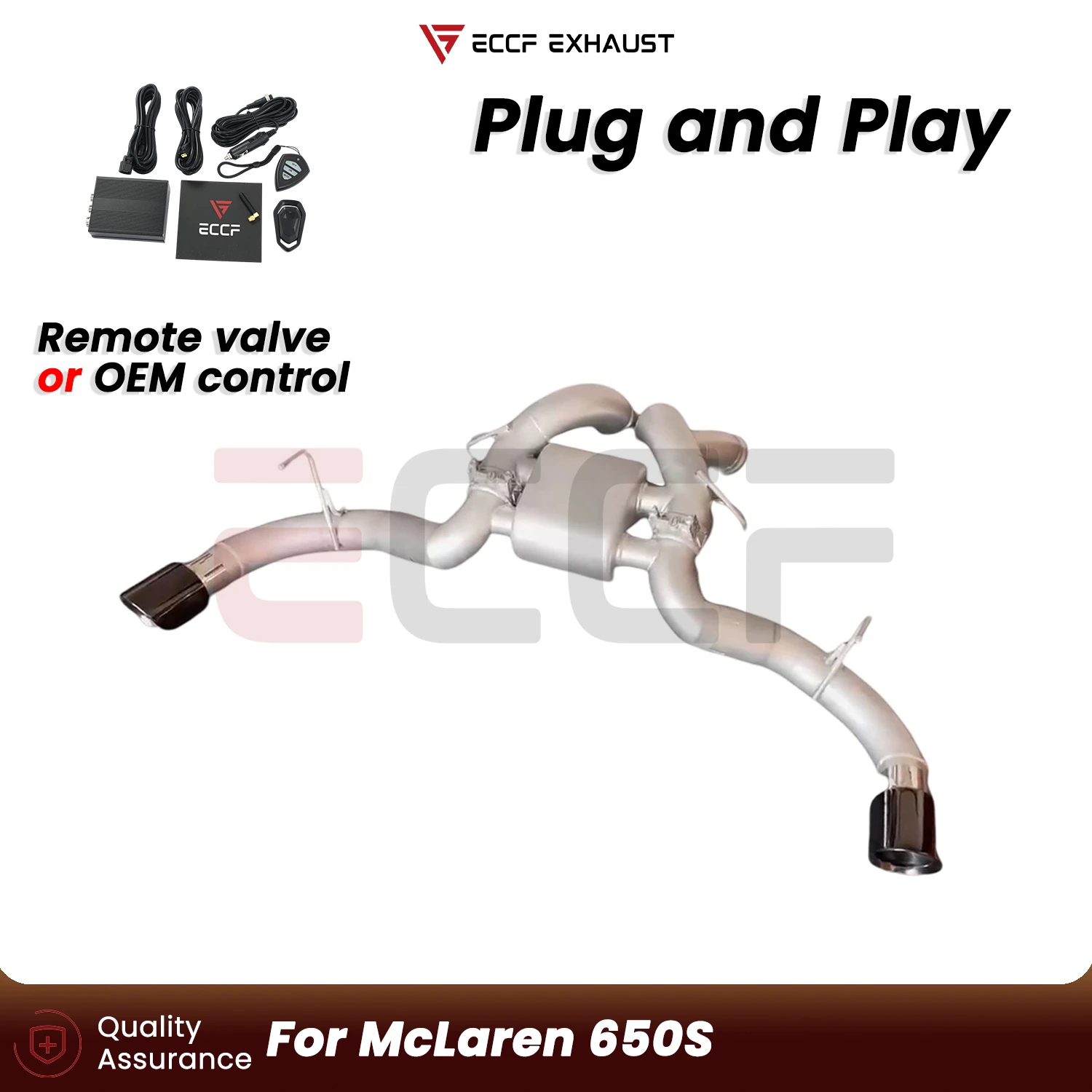 Sporty Stainless Steel catback exhaust system For McLaren 650S Aggressive Exhaust Sound Performance Upgrade Easy Installation
Sporty Stainless Steel catback exhaust system For McLaren 650S Aggressive Exhaust Sound Performance Upgrade Easy Installation