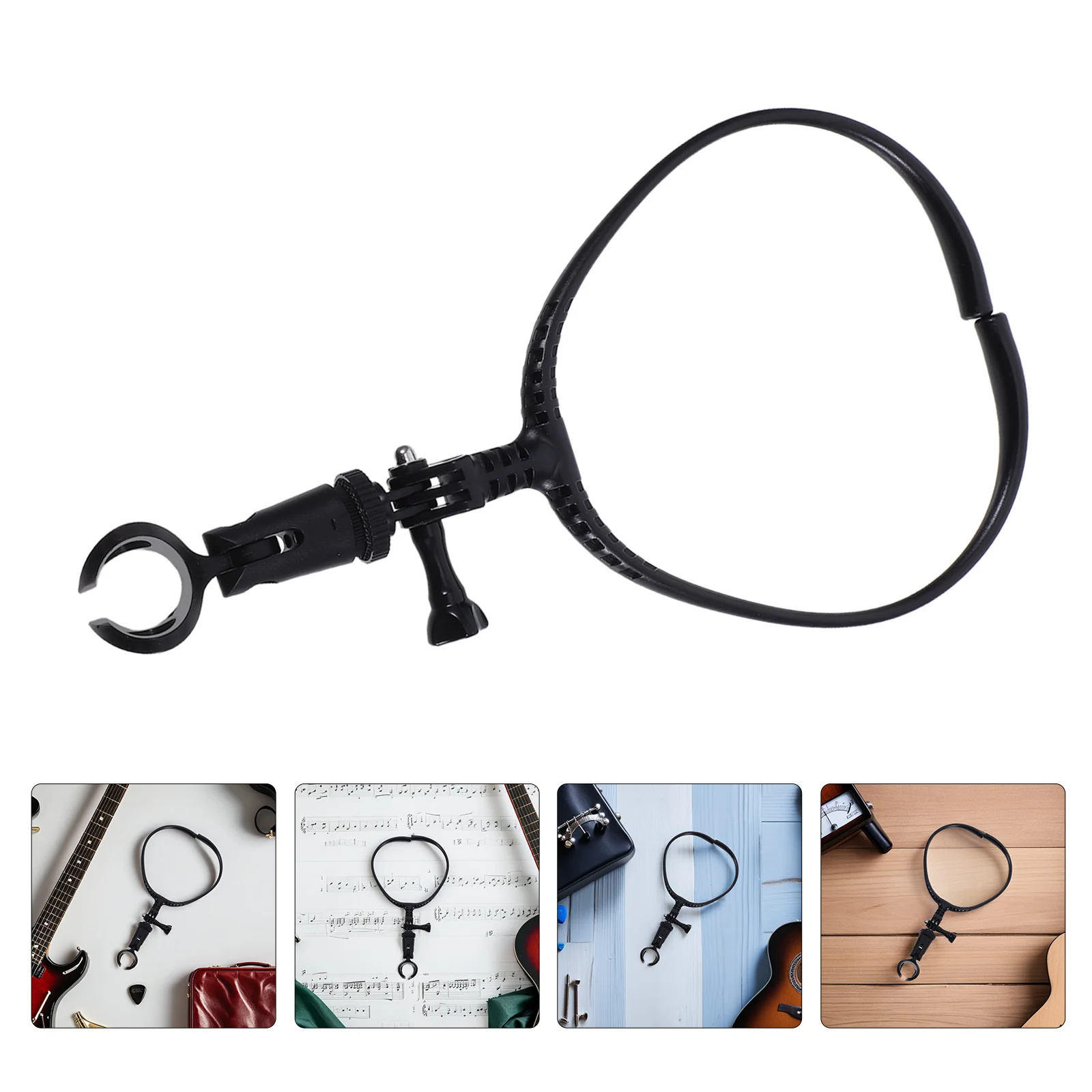 2Pcs Neck Microphone Holder Adjustable Hands-Free Mic Stand Mic Mount Clamp for Musicians Hosts Magicians Stage Performance
2Pcs Neck Microphone Holder Adjustable Hands-Free Mic Stand Mic Mount Clamp for Musicians Hosts Magicians Stage Performance