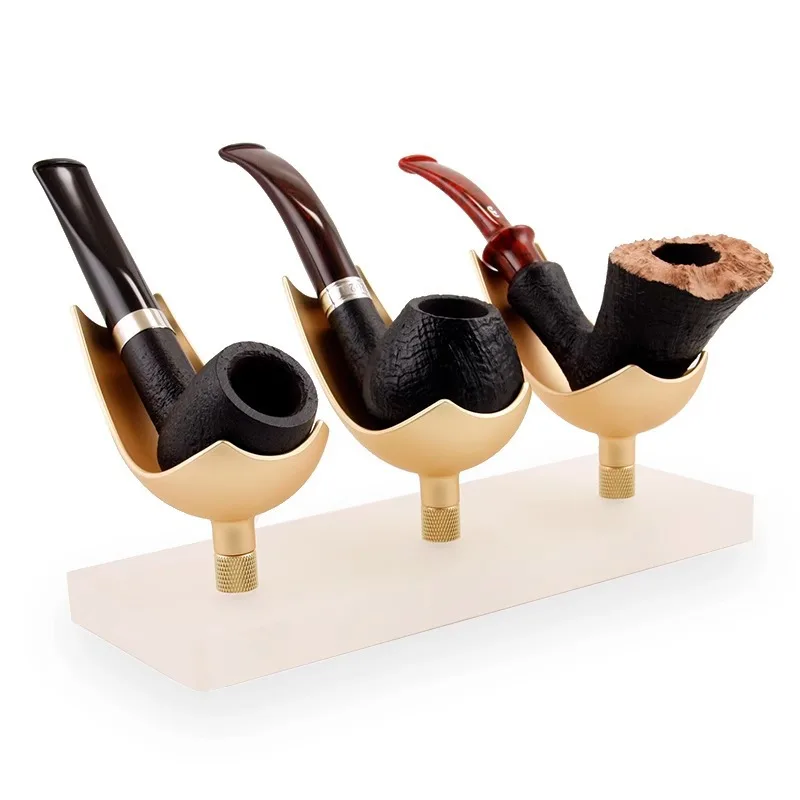 Простая легкая роскошная подставка для трех труб, мужская портативная бытовая труба, алюминиевый кронштейн, акриловое основание, держатель для сигаретной трубки
Простая легкая роскошная подставка для трех труб, мужская портативная бытовая труба, алюминиевый кронштейн, акриловое основание, держатель для сигаретной трубки