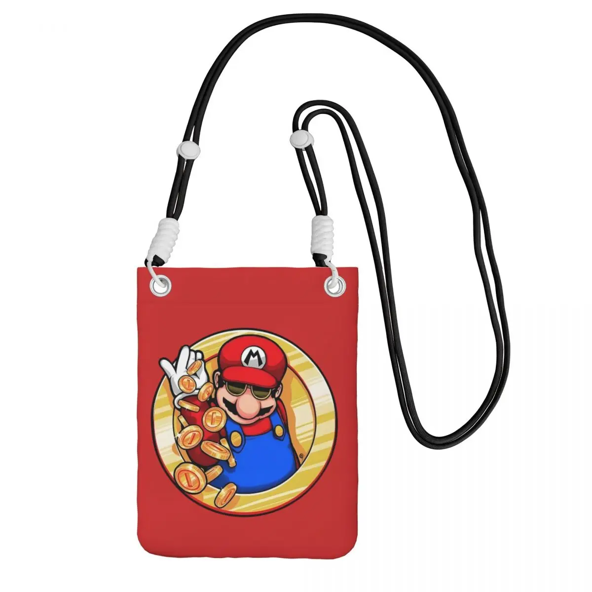 Custom M-Marioed Carry A Mobile Phone Bag Diagonally Women Men Video Game Shoulder Crossbody Bag Adjustable Length City Walk 
Custom M-Marioed Carry A Mobile Phone Bag Diagonally Women Men Video Game Shoulder Crossbody Bag Adjustable Length City Walk