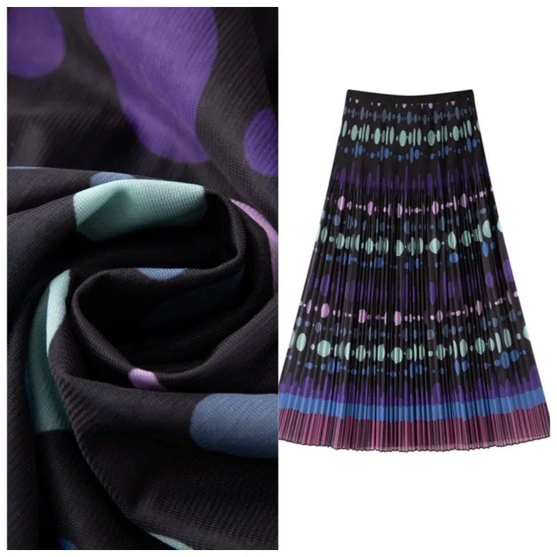 Miyake Pleated Printed Skirt Plisse 2026 Summer New High-end Niche Elastic Waist Fold Jupe Polka Dot Printed Pleats Skirt Women
Miyake Pleated Printed Skirt Plisse 2026 Summer New High-end Niche Elastic Waist Fold Jupe Polka Dot Printed Pleats Skirt Women