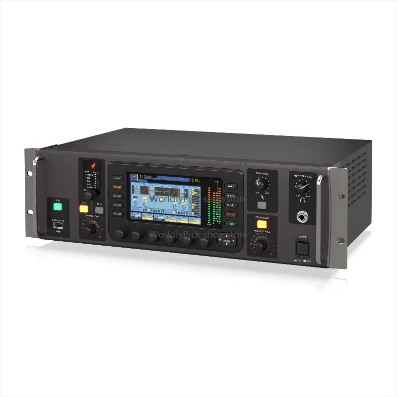 X32 Rack 32-Channel Digital Audio Console Mixer 16 XLR Mic/Line Inputs 32*32 USB Interface for Music Live Performance Equipment
X32 Rack 32-Channel Digital Audio Console Mixer 16 XLR Mic/Line Inputs 32*32 USB Interface for Music Live Performance Equipment