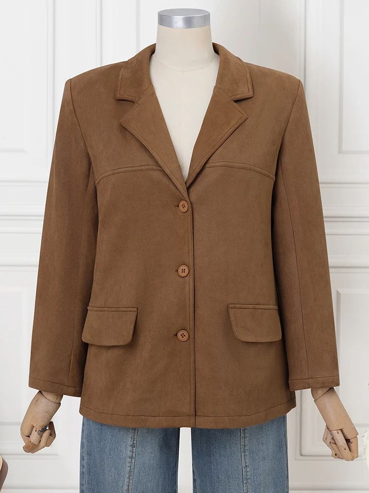 VONDA Fashion Women Autumn Blazer Winter Long Sleeve Coats 2025 Warm Elegant Office Lady Streetwear Casual Solid Outercoats OL
VONDA Fashion Women Autumn Blazer Winter Long Sleeve Coats 2025 Warm Elegant Office Lady Streetwear Casual Solid Outercoats OL