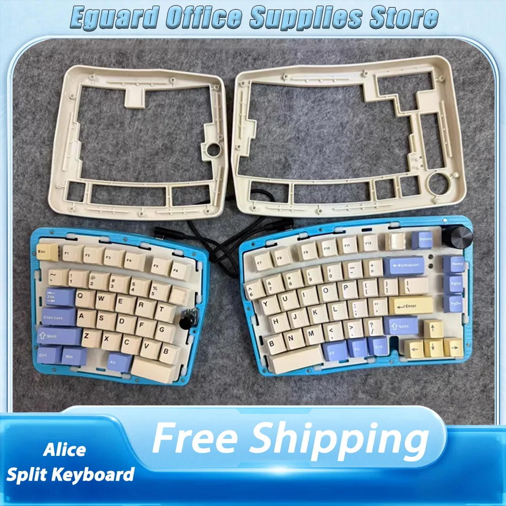 Balic80 Alice Split Keyboard Wired Mechanical Keyboard Support QMK Vial Ergonomics Split Keyboard Kit Customize Gamer Accessory
Balic80 Alice Split Keyboard Wired Mechanical Keyboard Support QMK Vial Ergonomics Split Keyboard Kit Customize Gamer Accessory