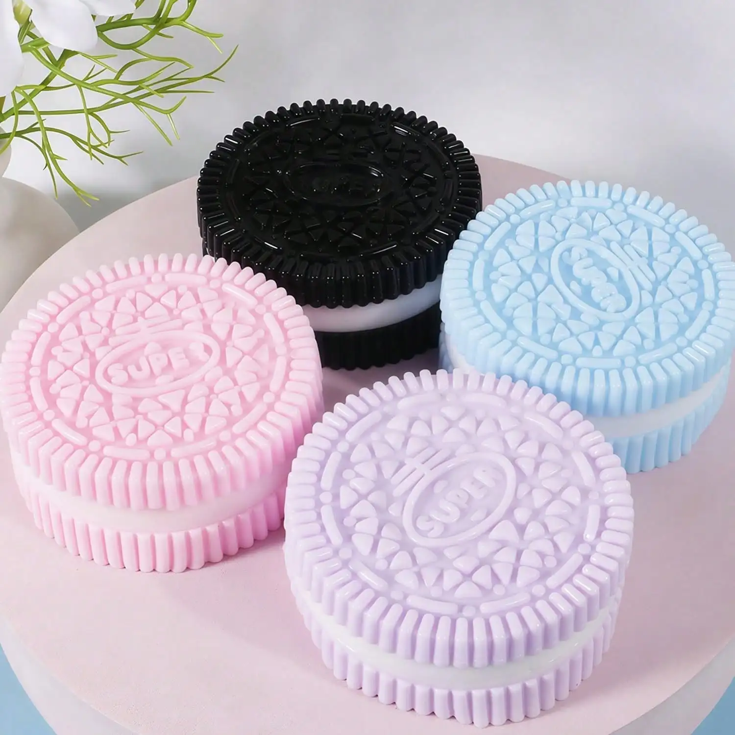 1/4 cookie shaped stress-relieving toy, squishy cookie-like soft and cute toy, anxiety-relieving sensory toy, soft stress-relieving toy, adult stress-relieving squeeze toy, Taba soft and cute toy, Fufu soft and cute toy (random color).
1/4 cookie shaped stress-relieving toy, squishy cookie-like soft and cute toy, anxiety-relieving sensory toy, soft stress-relieving toy, adult stress-relieving squeeze toy, Taba soft and cute toy, Fufu soft and cute toy (random color).