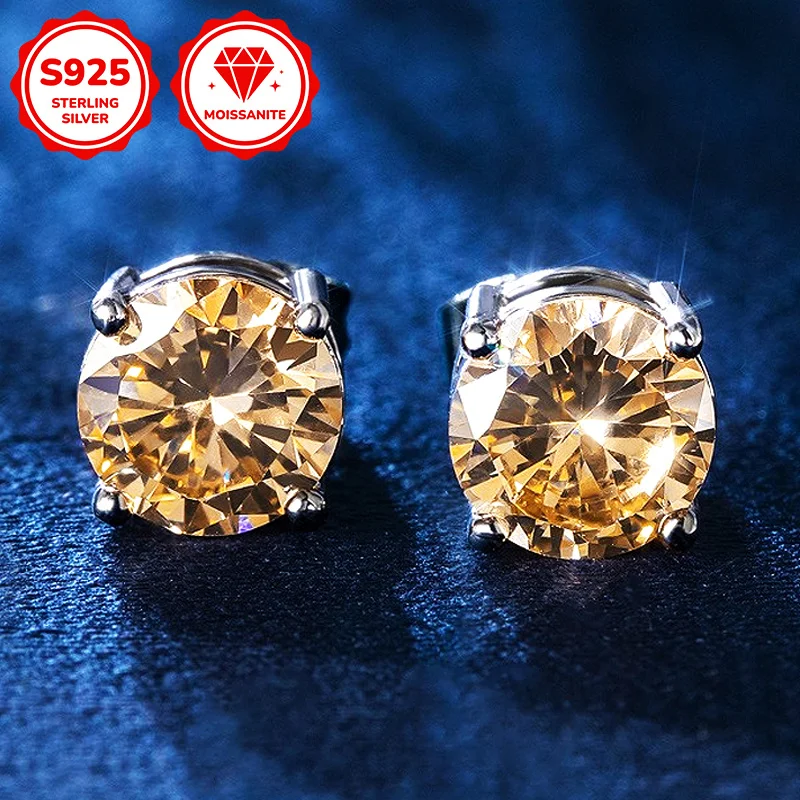 1pair 0.5/1/2/3Carat 925 Sterling Silver Moissanite Earrings: with A Timeless Design, These Earrings Are Suitable for Everyone.
1pair 0.5/1/2/3Carat 925 Sterling Silver Moissanite Earrings: with A Timeless Design, These Earrings Are Suitable for Everyone.