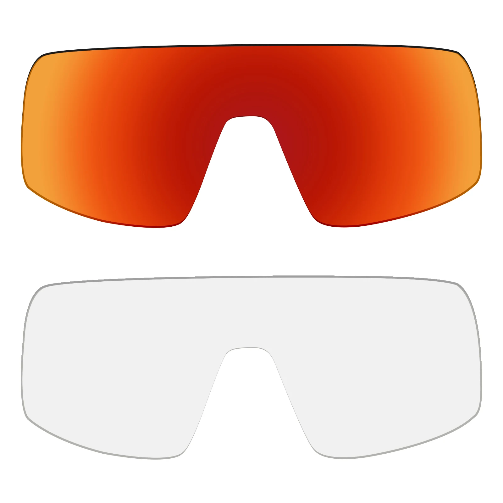 Две пары сменных линз OOWLIT для солнцезащитных очков Oakley Sutro OO9406-прозрачные и огненно-красные
Две пары сменных линз OOWLIT для солнцезащитных очков Oakley Sutro OO9406-прозрачные и огненно-красные