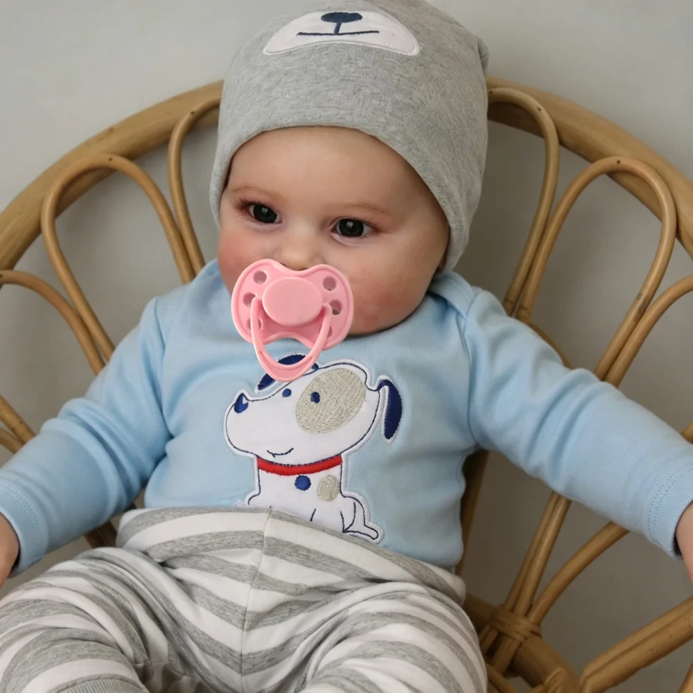 BZDOLL 20 INCH Reborn Baby Doll, 50CM Cloth Body with 3D-Paint Skin & Vein, Sweet Smiling Handmade Toy, Birthday Gift for Kid
BZDOLL 20 INCH Reborn Baby Doll, 50CM Cloth Body with 3D-Paint Skin & Vein, Sweet Smiling Handmade Toy, Birthday Gift for Kid