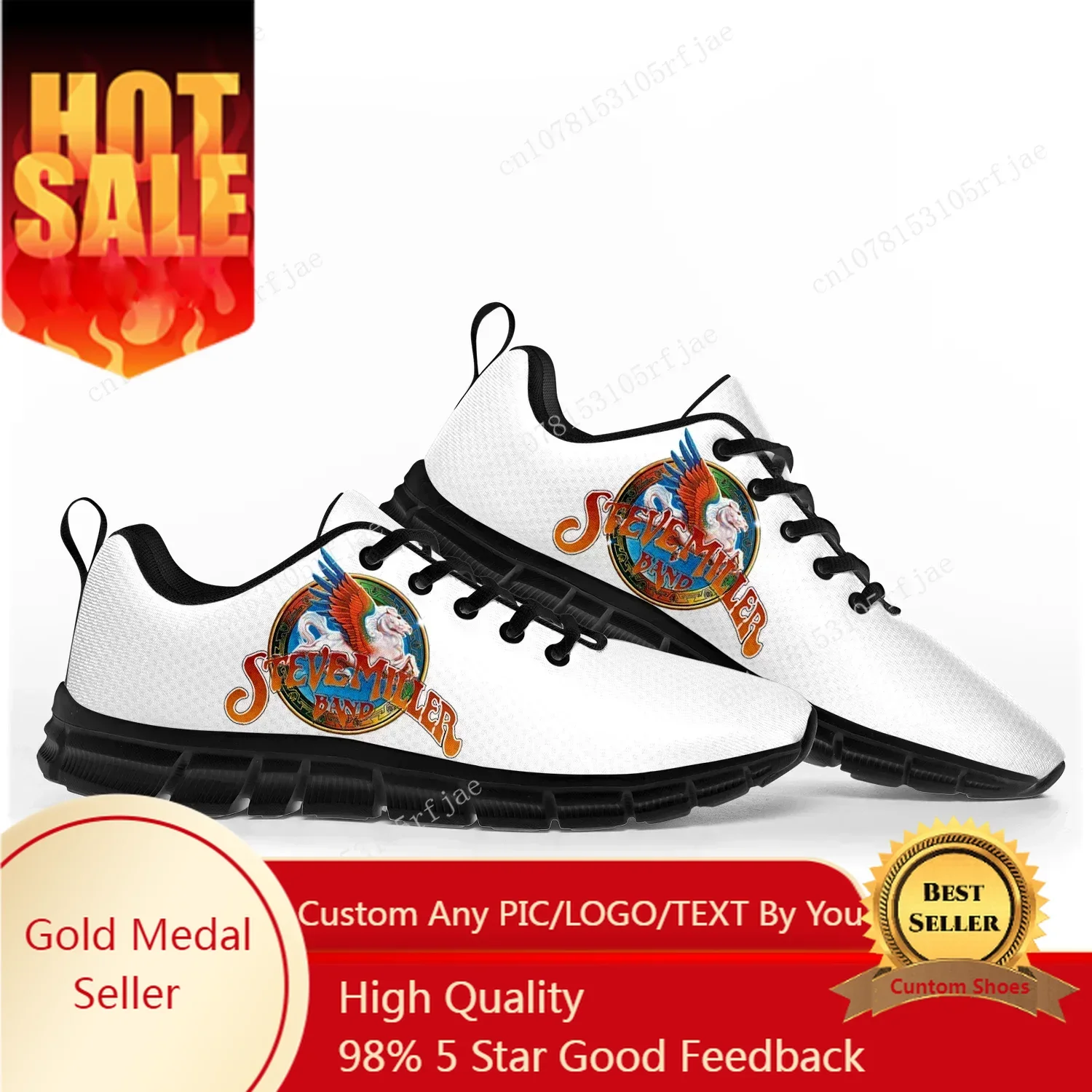 Steve Miller Rock Band Sports Shoes Mens Womens Sneakers Casual Custom Couple Shoes Black
Steve Miller Rock Band Sports Shoes Mens Womens Sneakers Casual Custom Couple Shoes Black