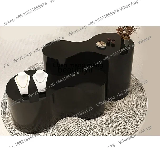 Clothing Store Black Middle Island Table Display Long Display Table Women's Clothing Store Display CabinetK182
Clothing Store Black Middle Island Table Display Long Display Table Women's Clothing Store Display CabinetK182