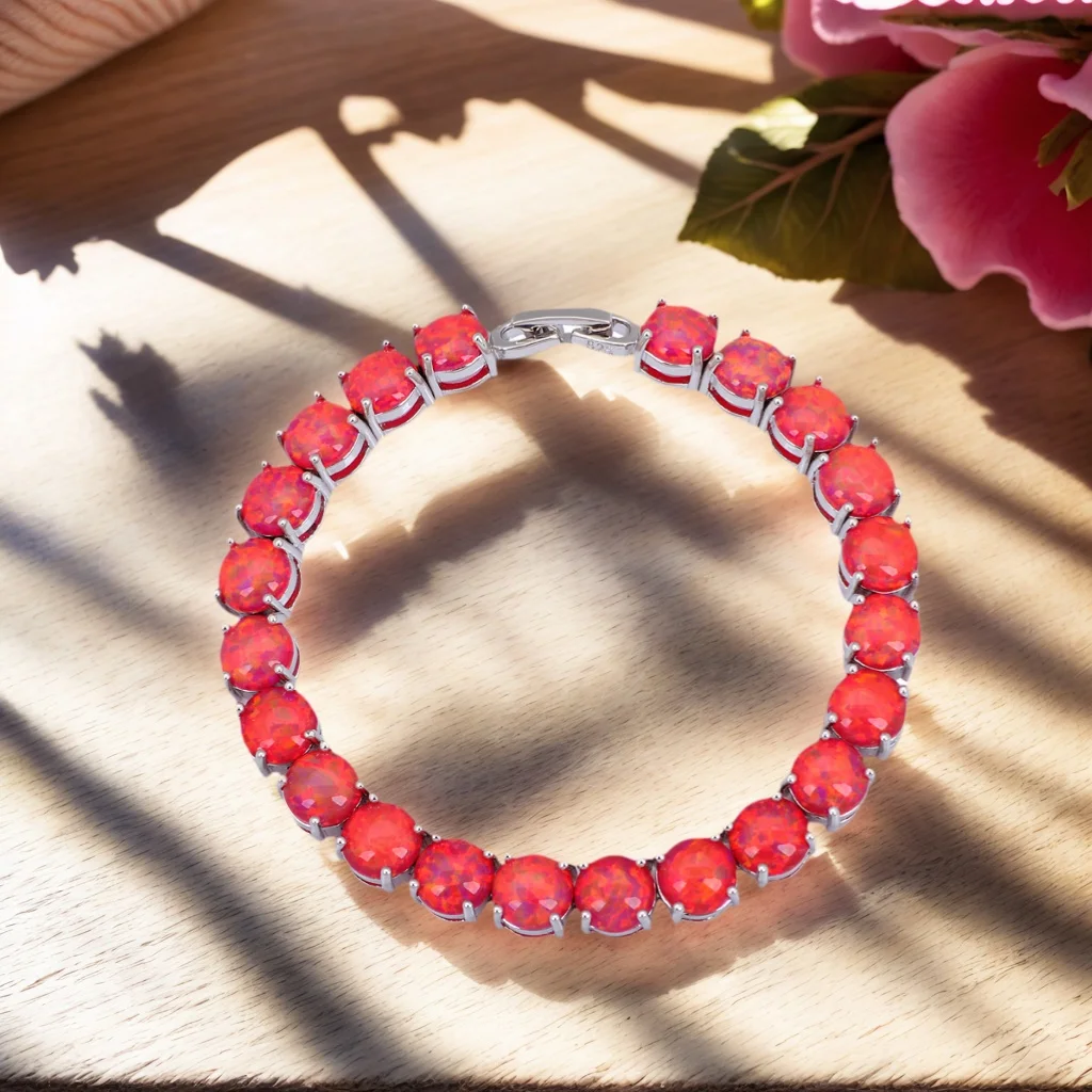 JLB-035Сверкающий рубиновый теннисный браслет — медные украшения с родиевым покрытием для женщин, подарок на день Святого Валентина для нее
JLB-035Сверкающий рубиновый теннисный браслет — медные украшения с родиевым покрытием для женщин, подарок на день Святого Валентина для нее