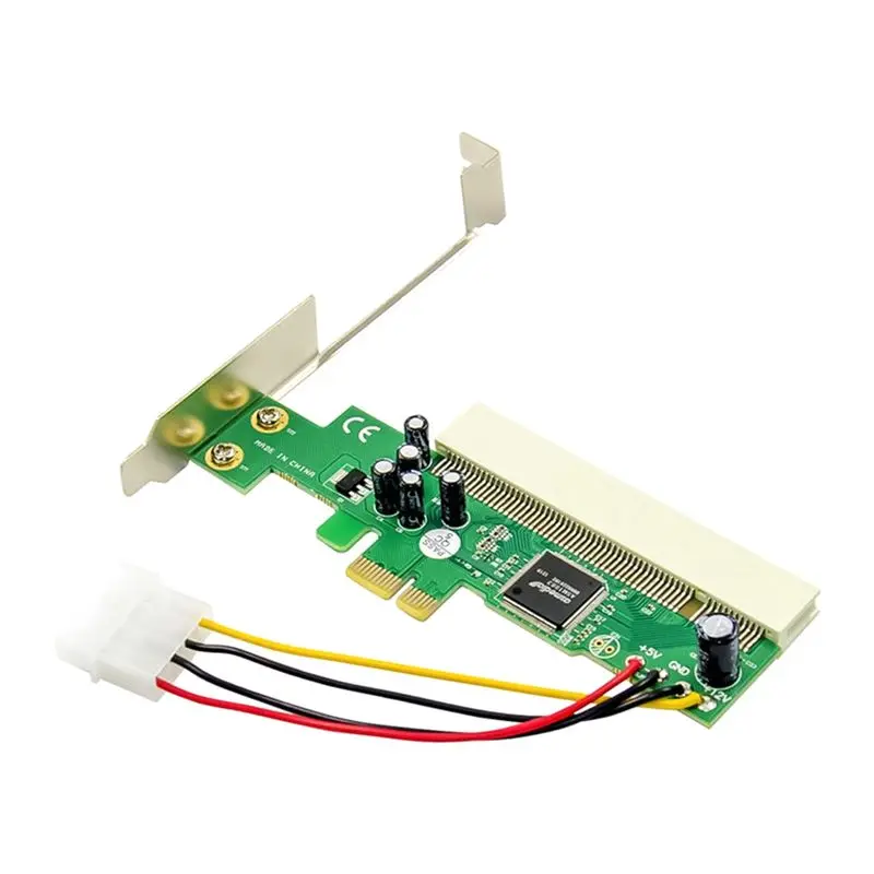 AY14 -PCIE To PCI Adapter PCI Express X1 To PCI Expansion Card Riser Board ASM1083 Chipset With 4-Pin Power Connector Easy Insta
AY14 -PCIE To PCI Adapter PCI Express X1 To PCI Expansion Card Riser Board ASM1083 Chipset With 4-Pin Power Connector Easy Insta