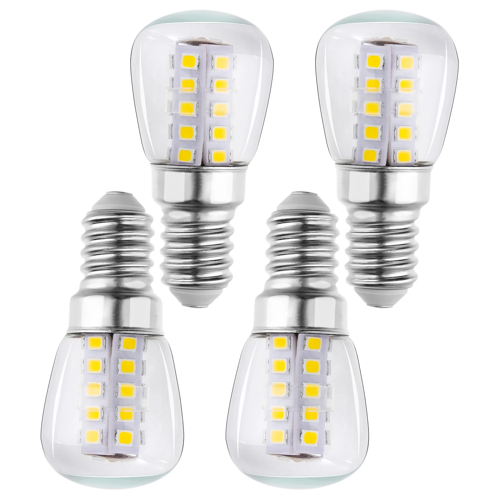 4Pcs LED Refrigerator Light Bulb E14 3W Small Screw Base Warm White 3000K Appliance Bulb for Fridge Freezer Sewing Machine
4Pcs LED Refrigerator Light Bulb E14 3W Small Screw Base Warm White 3000K Appliance Bulb for Fridge Freezer Sewing Machine